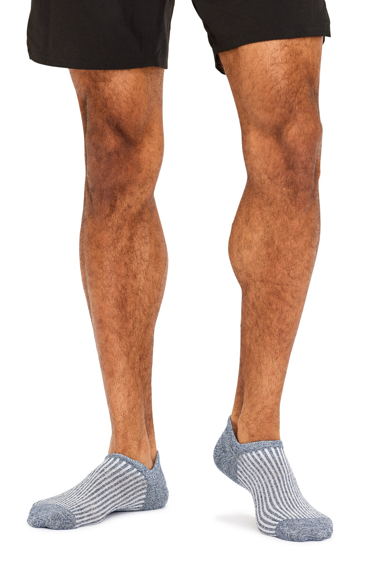 Men's Cotton Sneaker Socks-  5 Pack - Twisted Rib