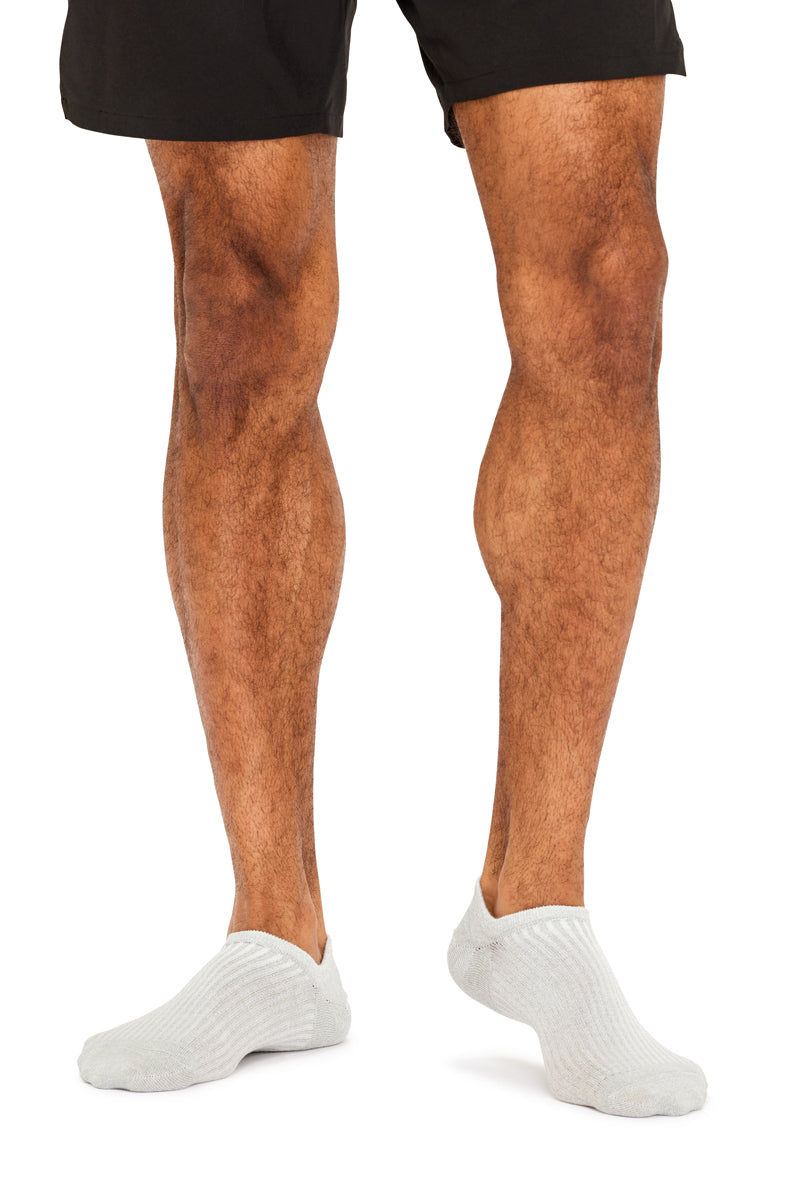 Men's Cotton Sneaker Socks-  5 Pack - Twisted Rib