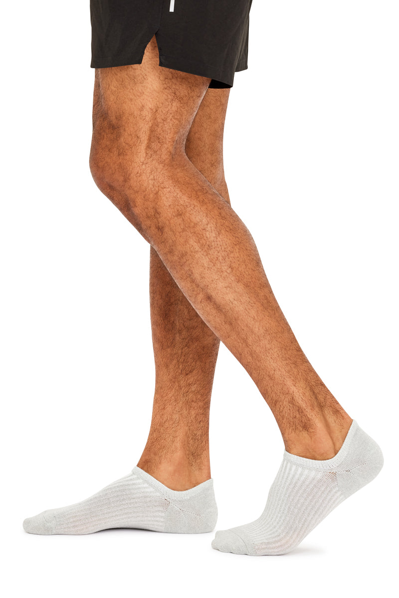 Men's Cotton Sneaker Socks-  5 Pack - Twisted Rib