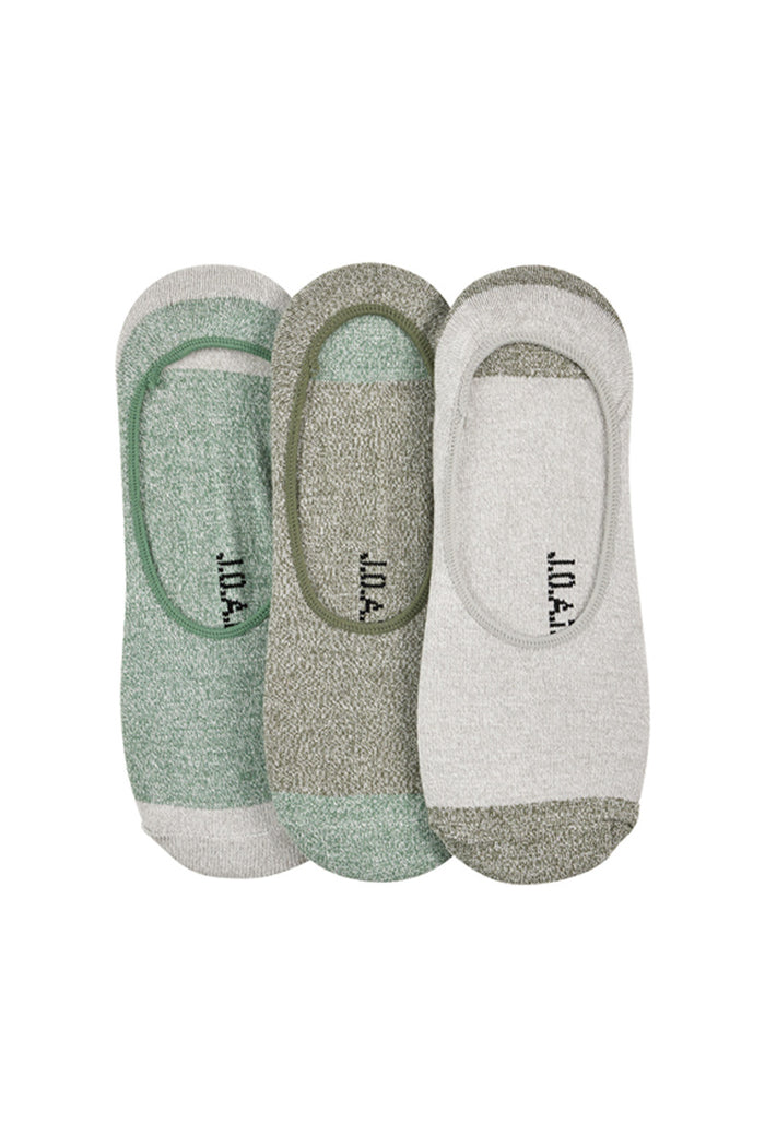 Men's Cotton No Show Liner Socks- 3 Pack - Twisted Yarn