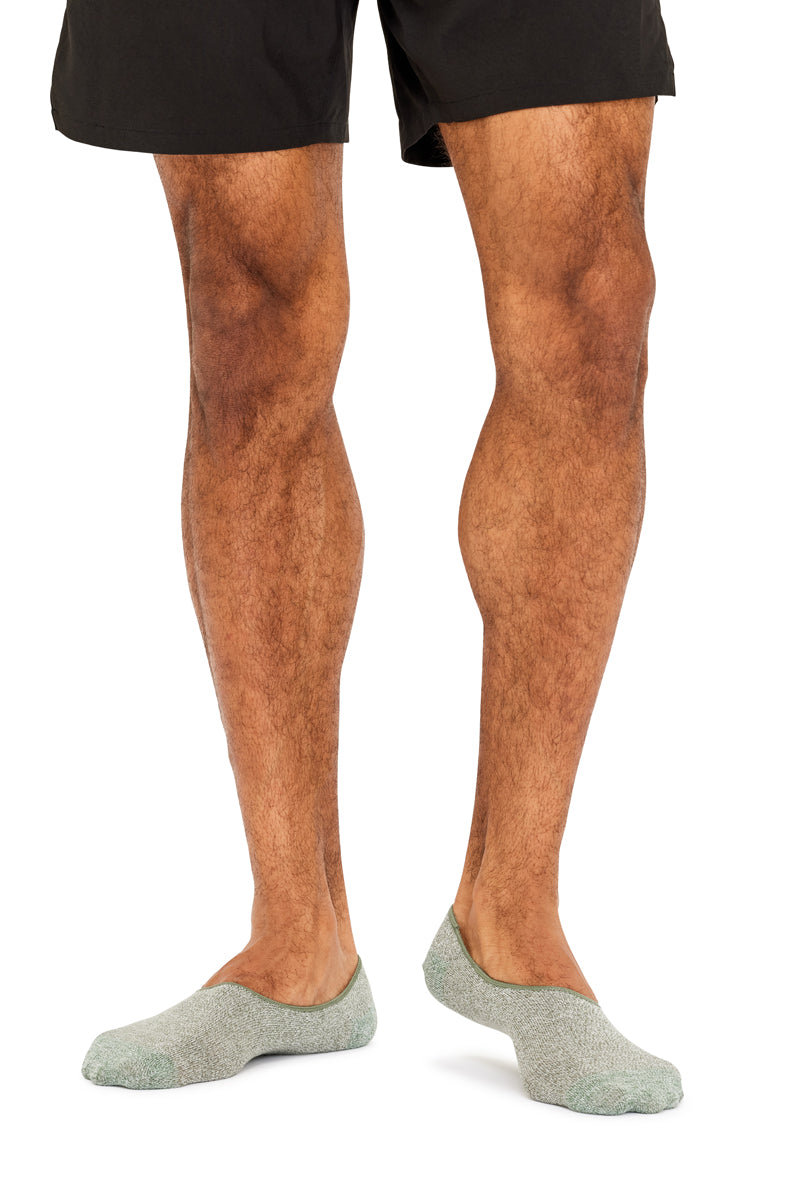 Men's Cotton No Show Liner Socks- 3 Pack - Twisted Yarn