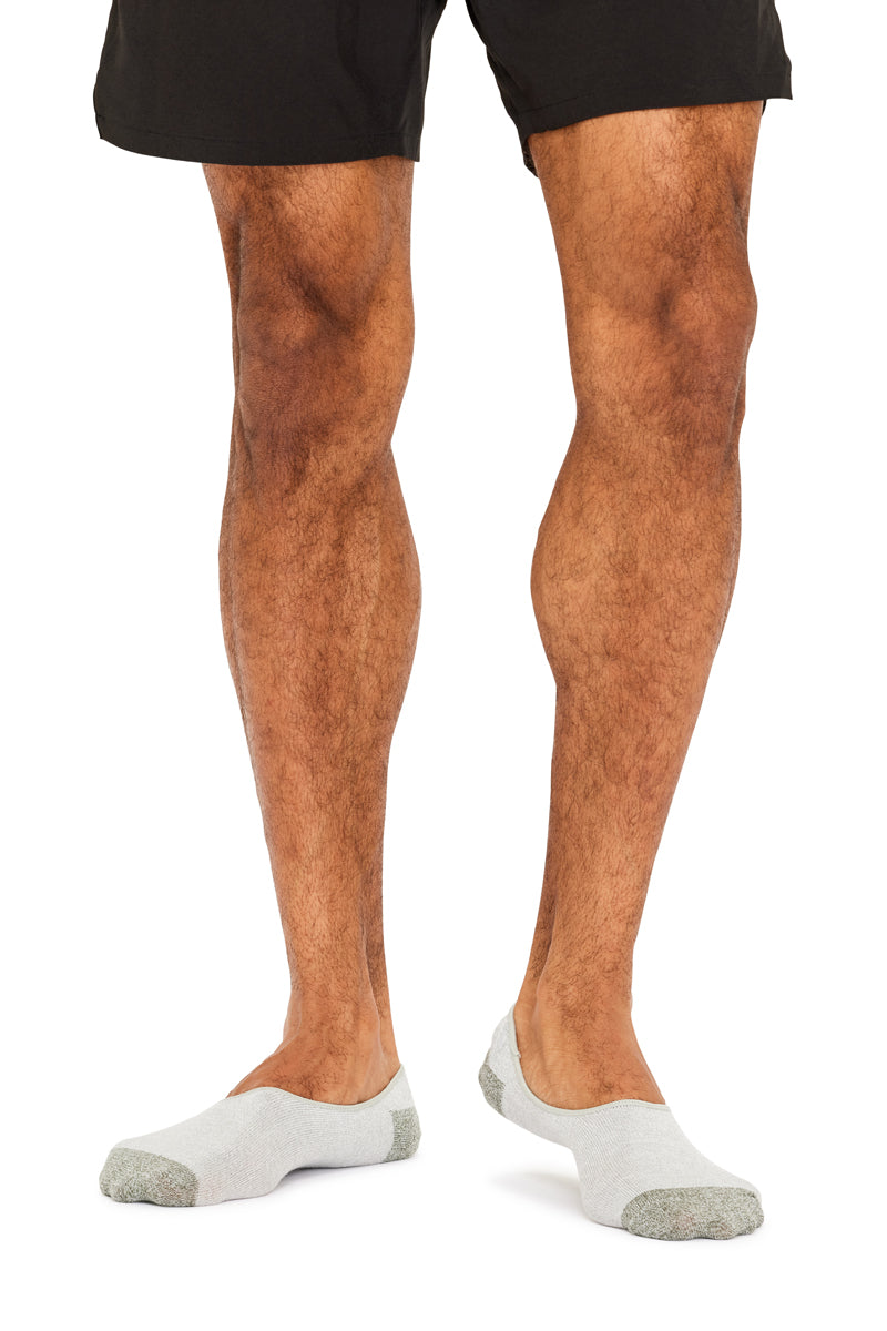 Men's Cotton No Show Liner Socks- 3 Pack - Twisted Yarn