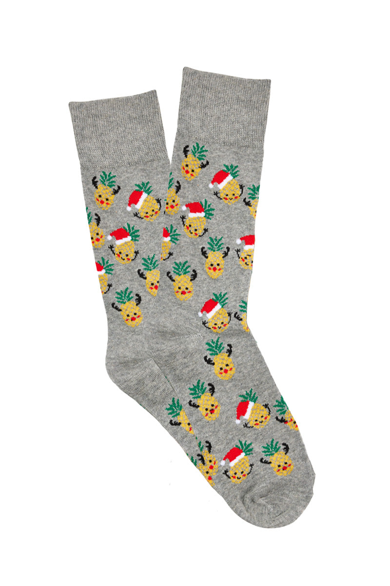Christmas Pineapple Socks