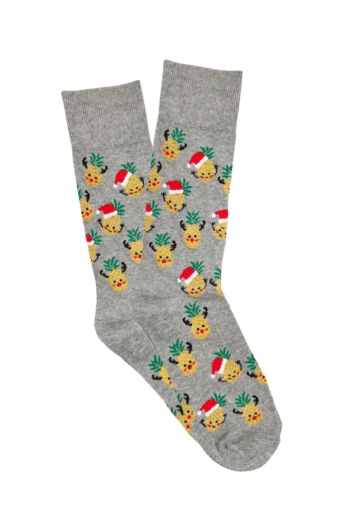 Christmas Pineapple Socks