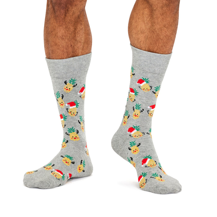 Christmas Pineapple Socks
