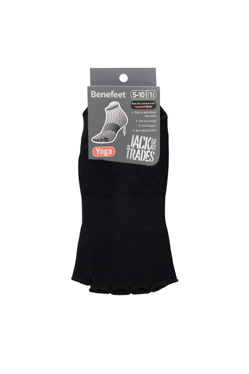 Women’s Recycled Nylon Yoga Open Toe Socks