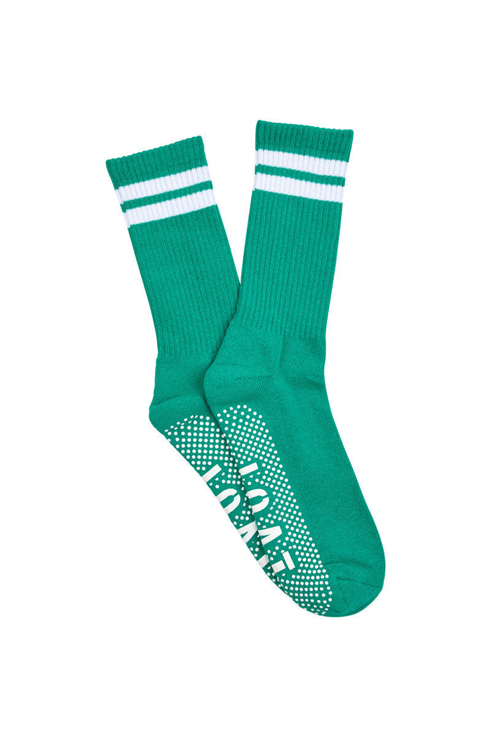 Sport Crew Grip Socks - Green