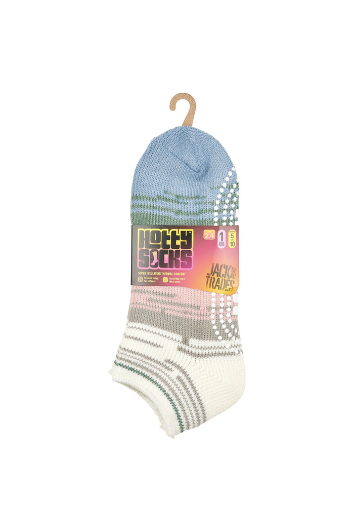 Brushed Thermal Hotty Socks- Abstract