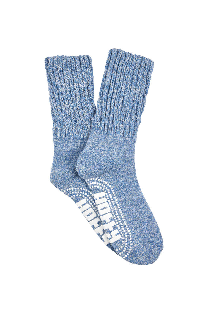 Women’s Hotty™ Slouch Thermal Socks with Non-Slip- Blue