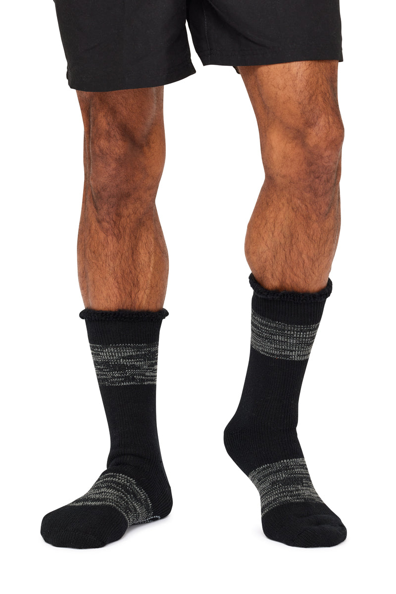 Brushed Thermal Hotty Socks- Black