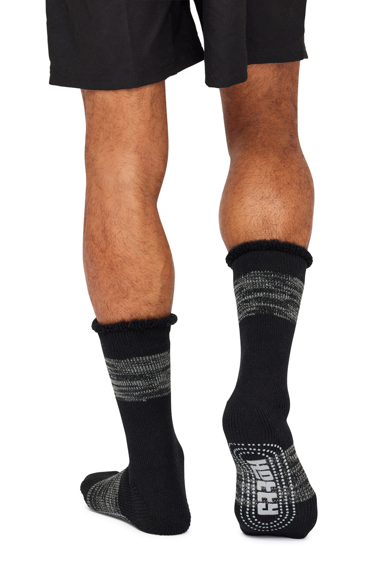 Brushed Thermal Hotty Socks- Black
