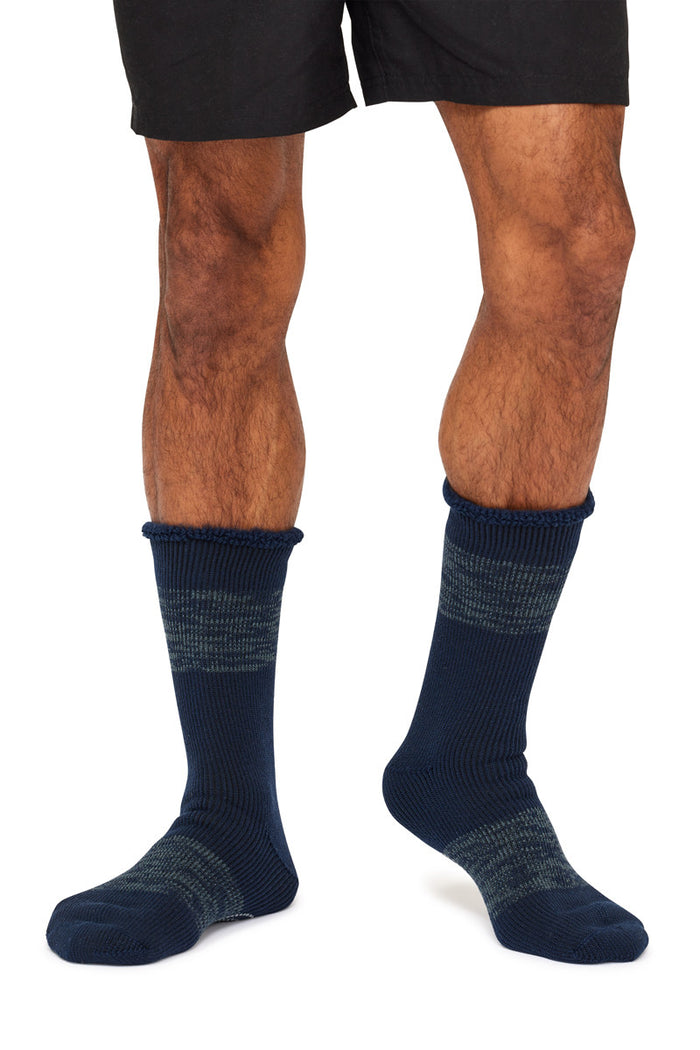 Brushed Thermal Hotty Socks- Navy