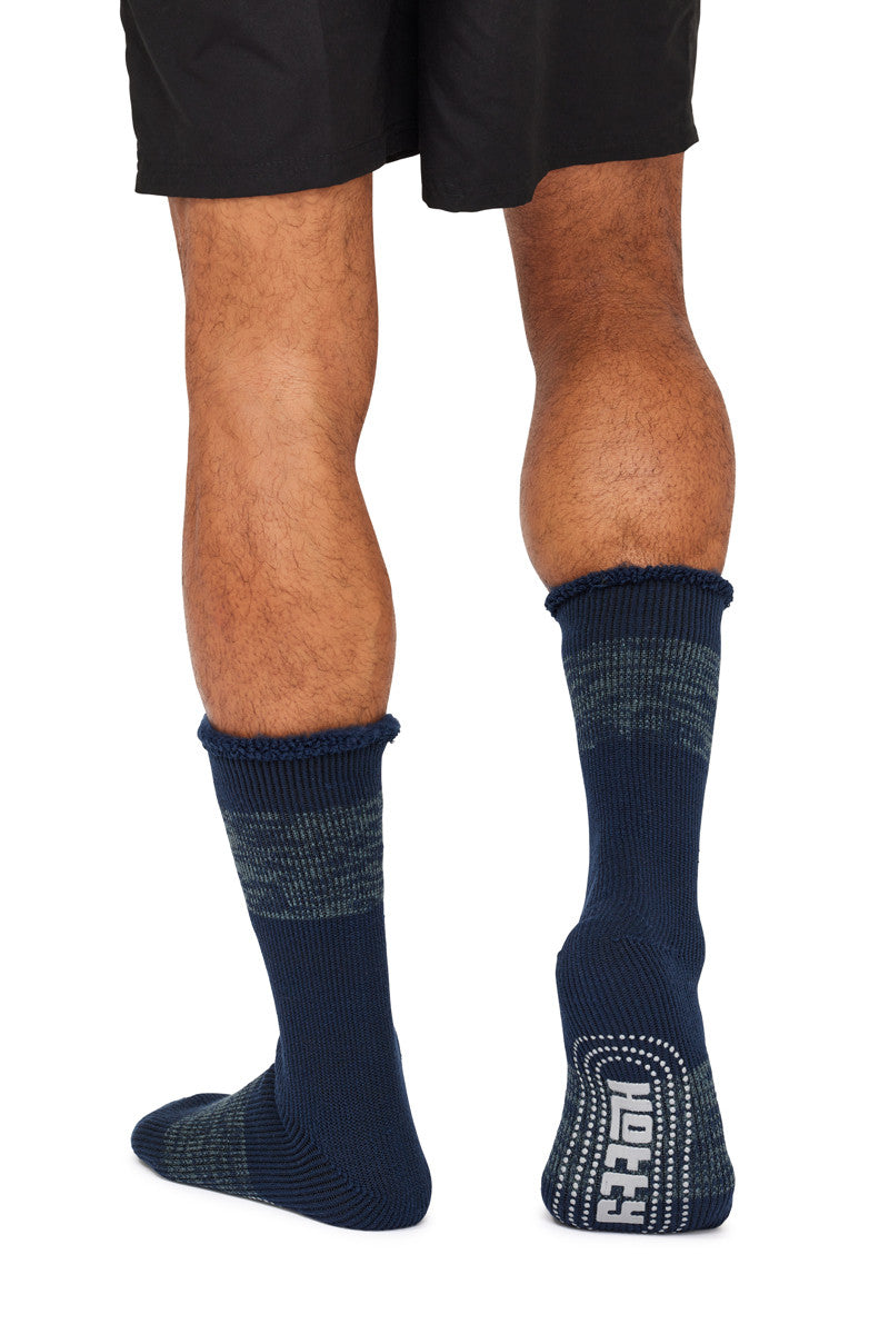 Brushed Thermal Hotty Socks- Navy