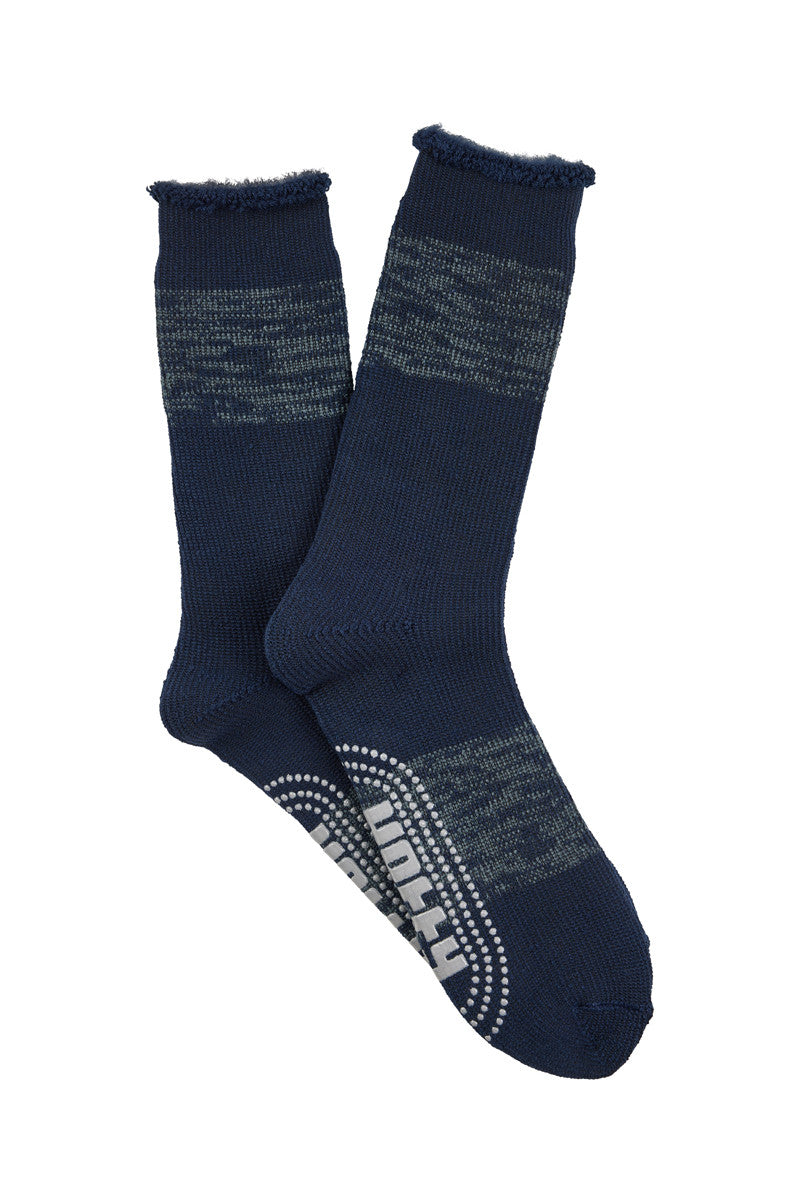 Brushed Thermal Hotty Socks- Navy