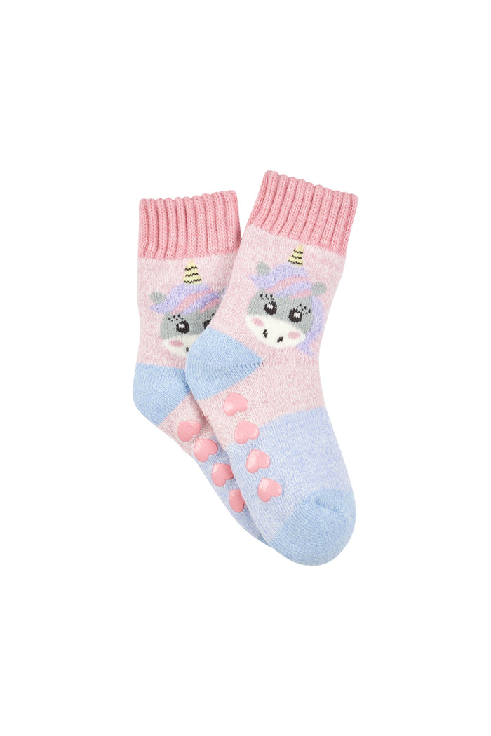 Brushed Thermal Hotty Socks- Unicorn