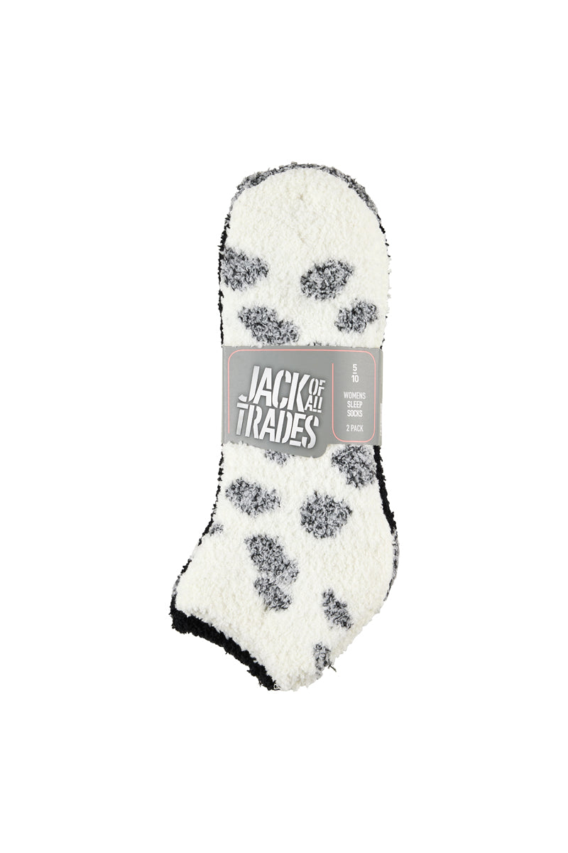 Fluffy Ankle Socks - 2 Pack