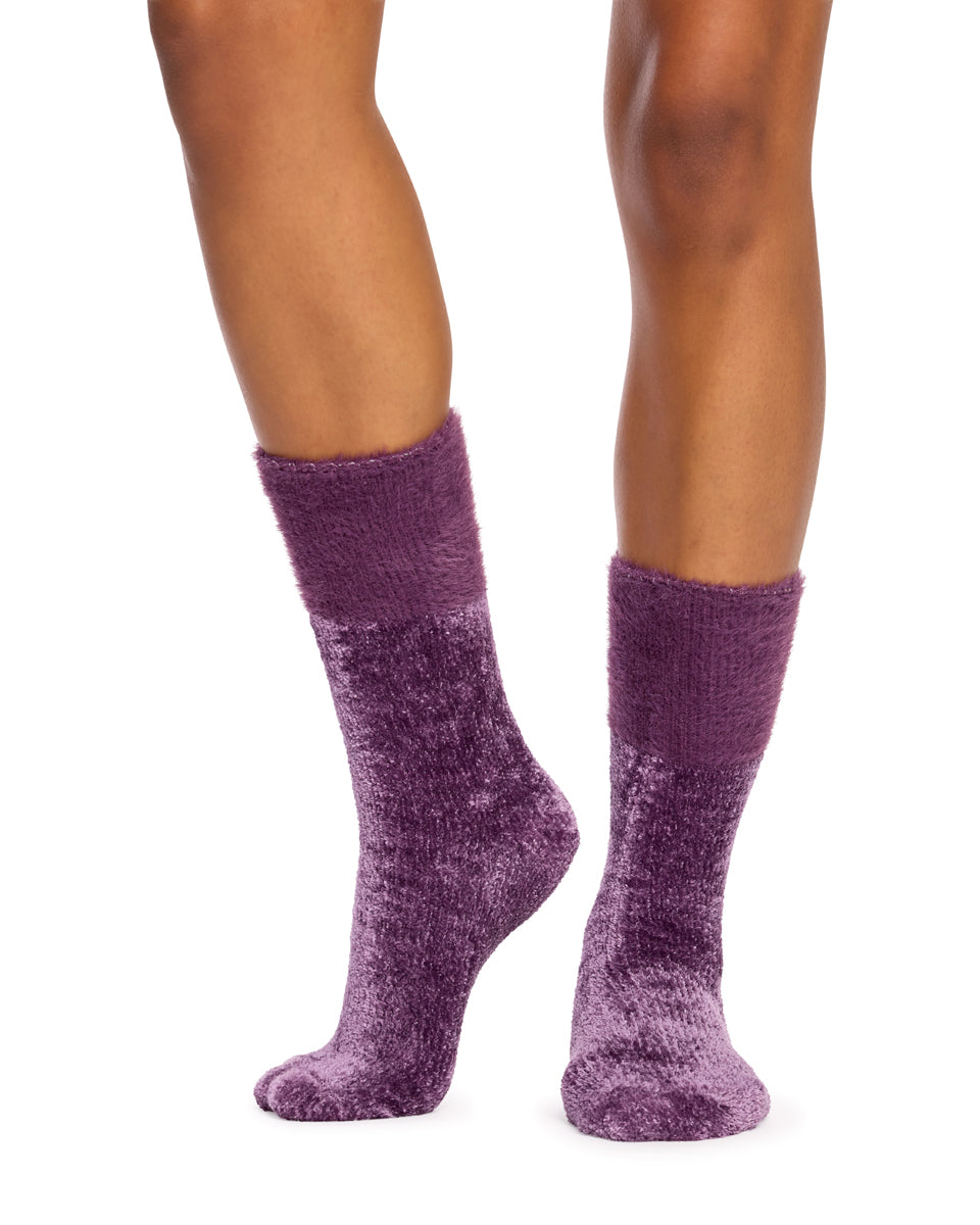 Fluffy Chenille Socks- 2 Pack