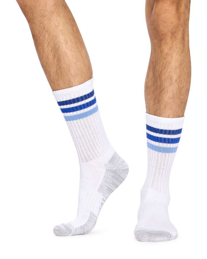 Reinforced Sport Crew - 3 Pack - Tonal Stripes