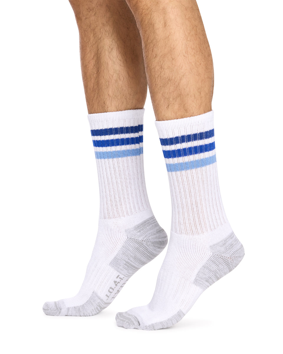 Reinforced Sport Crew - 3 Pack - Tonal Stripes