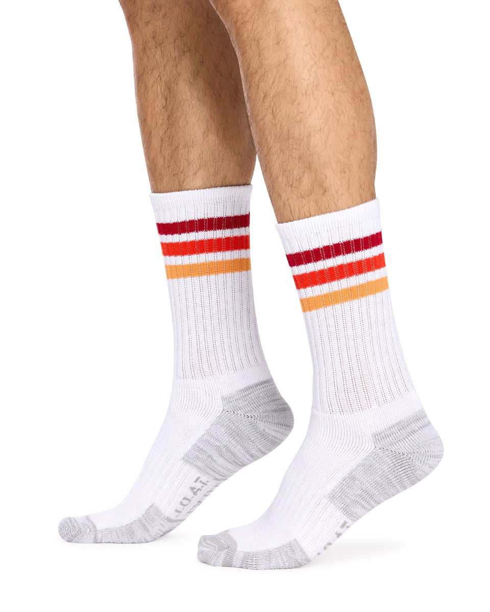 Reinforced Sport Crew - 3 Pack - Tonal Stripes