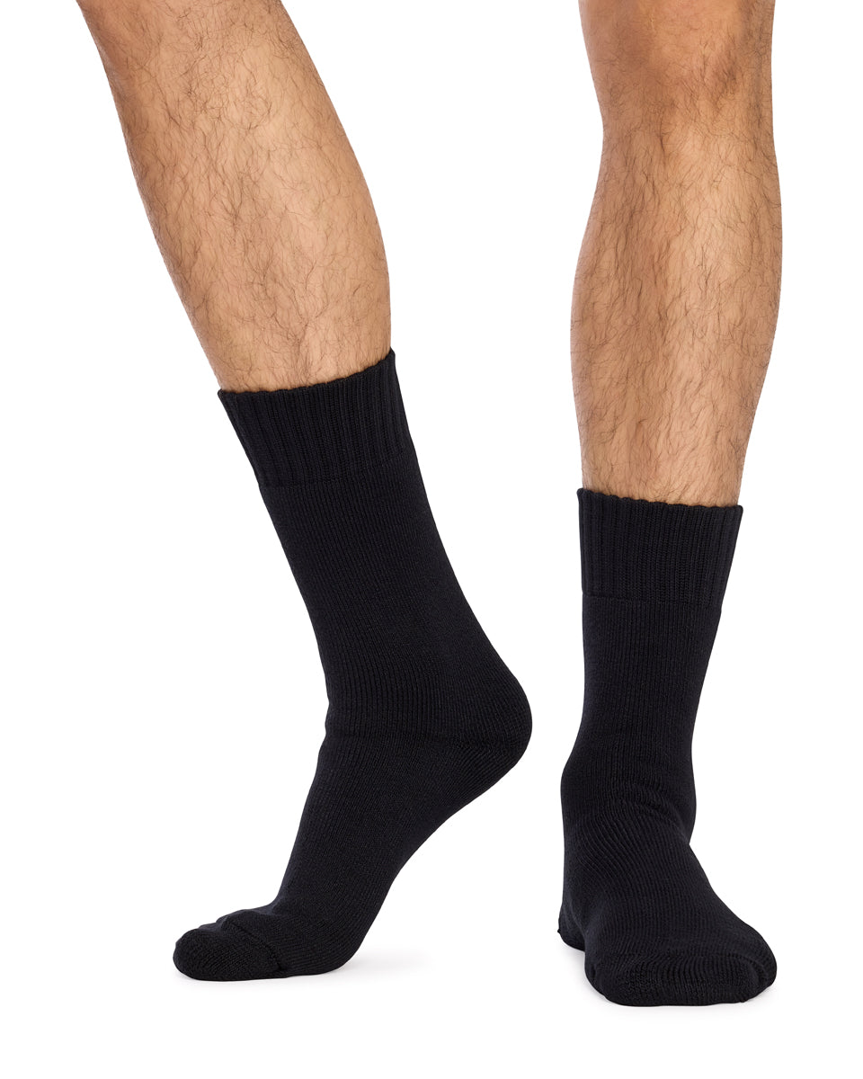 Bamboo Industrial 10ply Super Thick Socks- Black