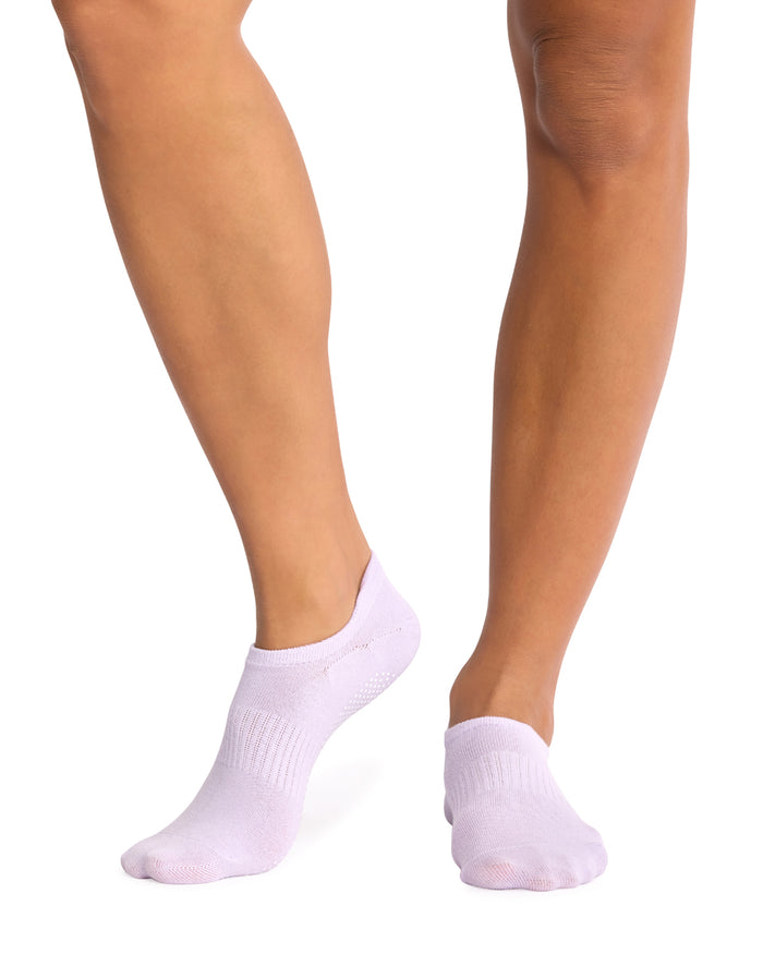 Cotton Grip Socks - 5 Pack- Lightweight-  -Spring Bloom