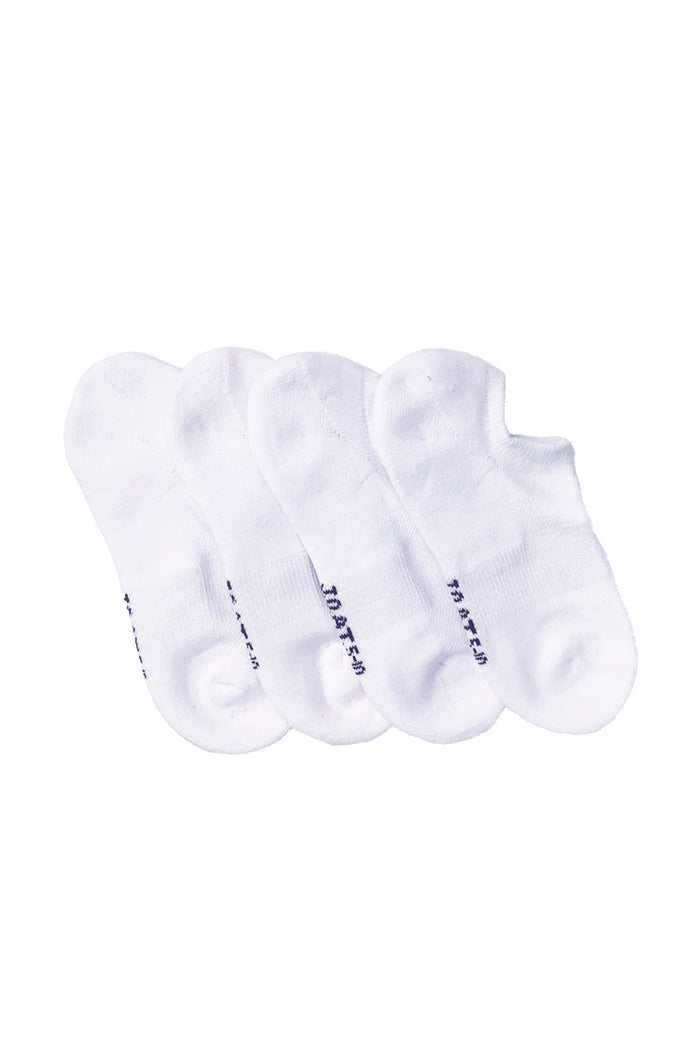 Sport No Show- 4 Pack - White
