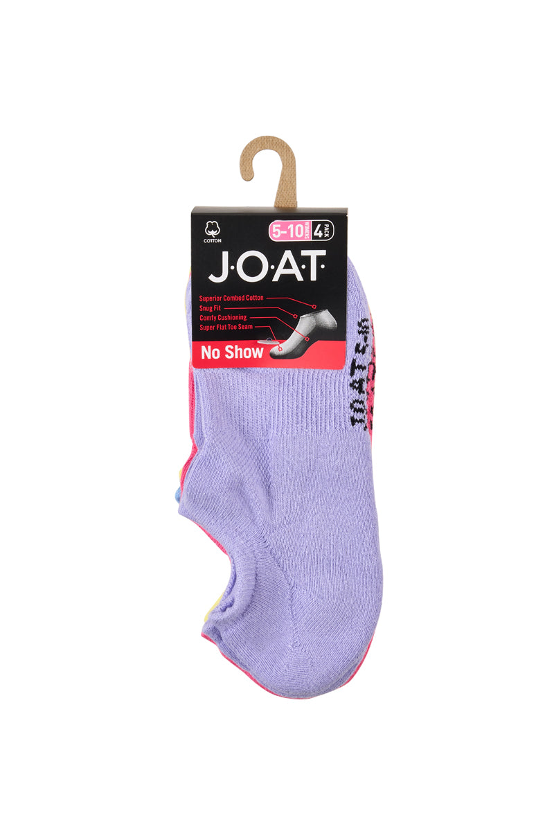 Sport No Show- 4 Pack