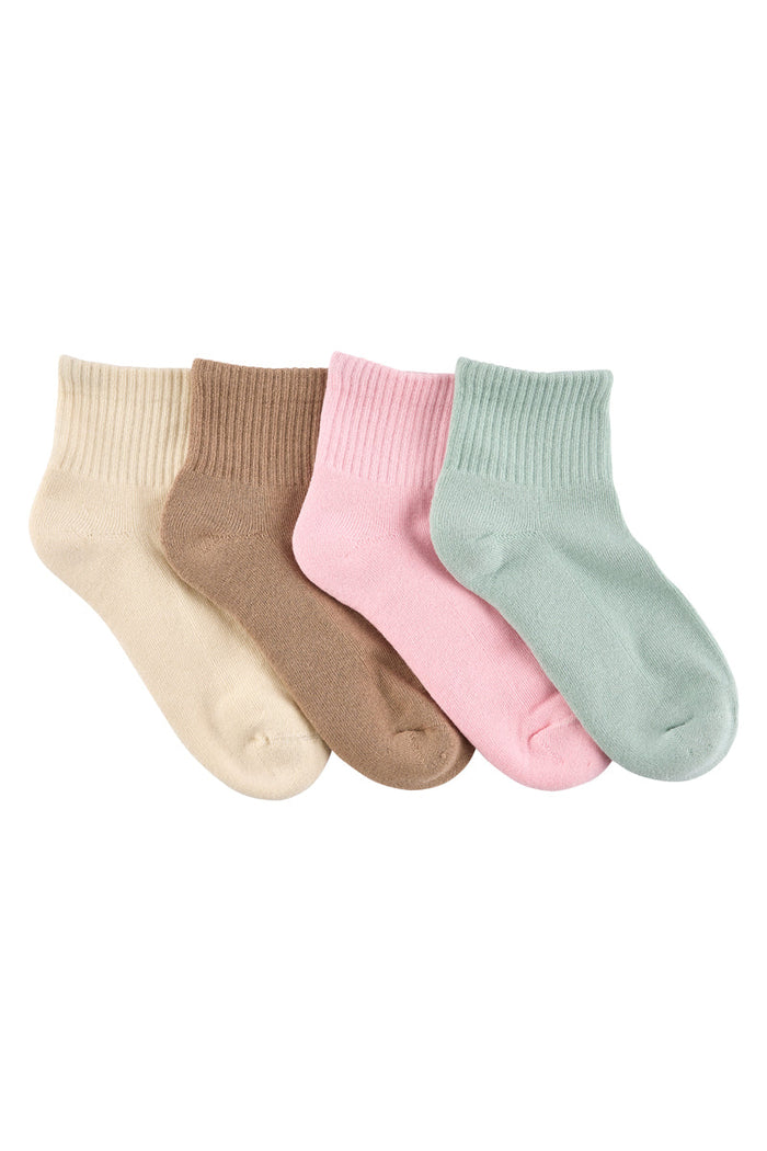Sport 1/4 Crew- 4 Pack - Sage & Rose