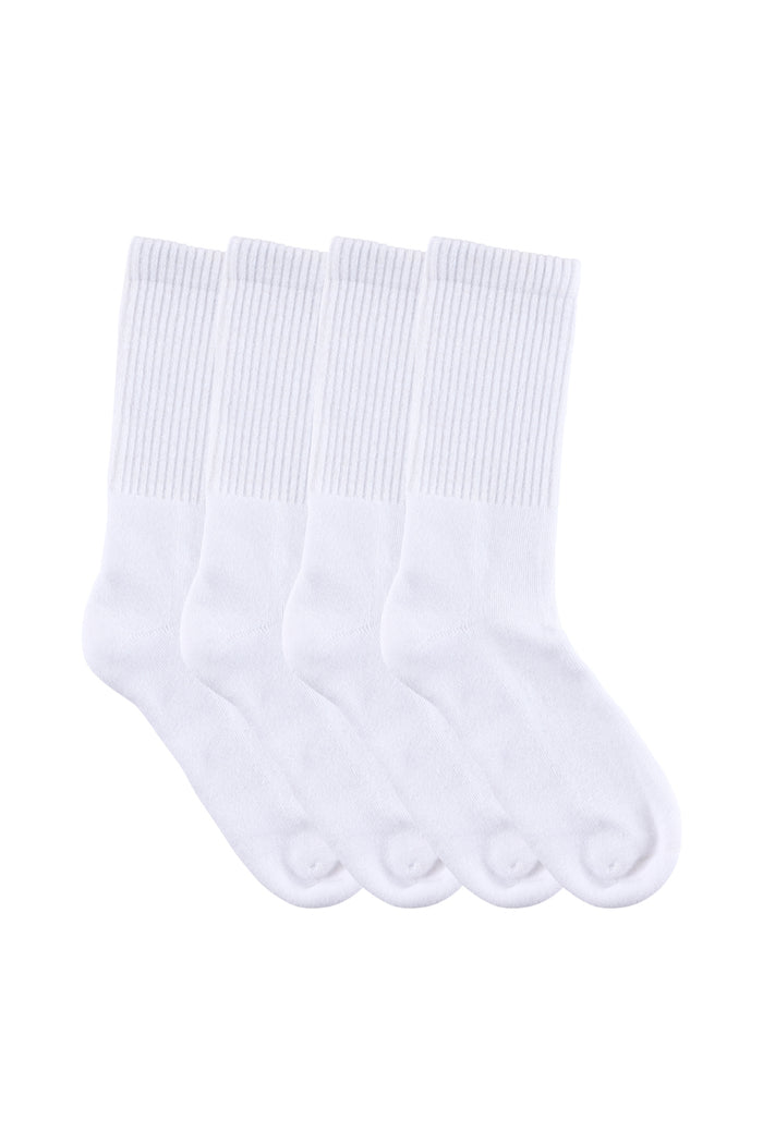 Sport Crew- 4 Pack - White