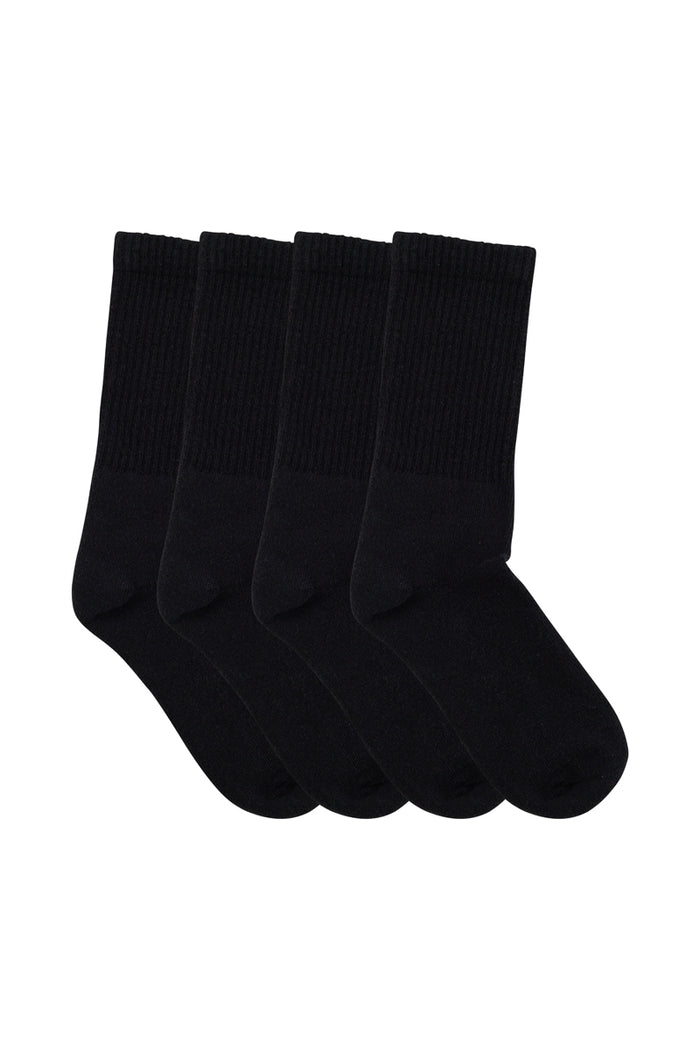 Sport Crew- 4 Pack - Black