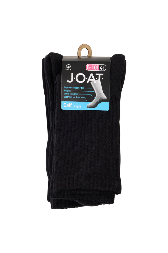 Sport Crew- 4 Pack - Black