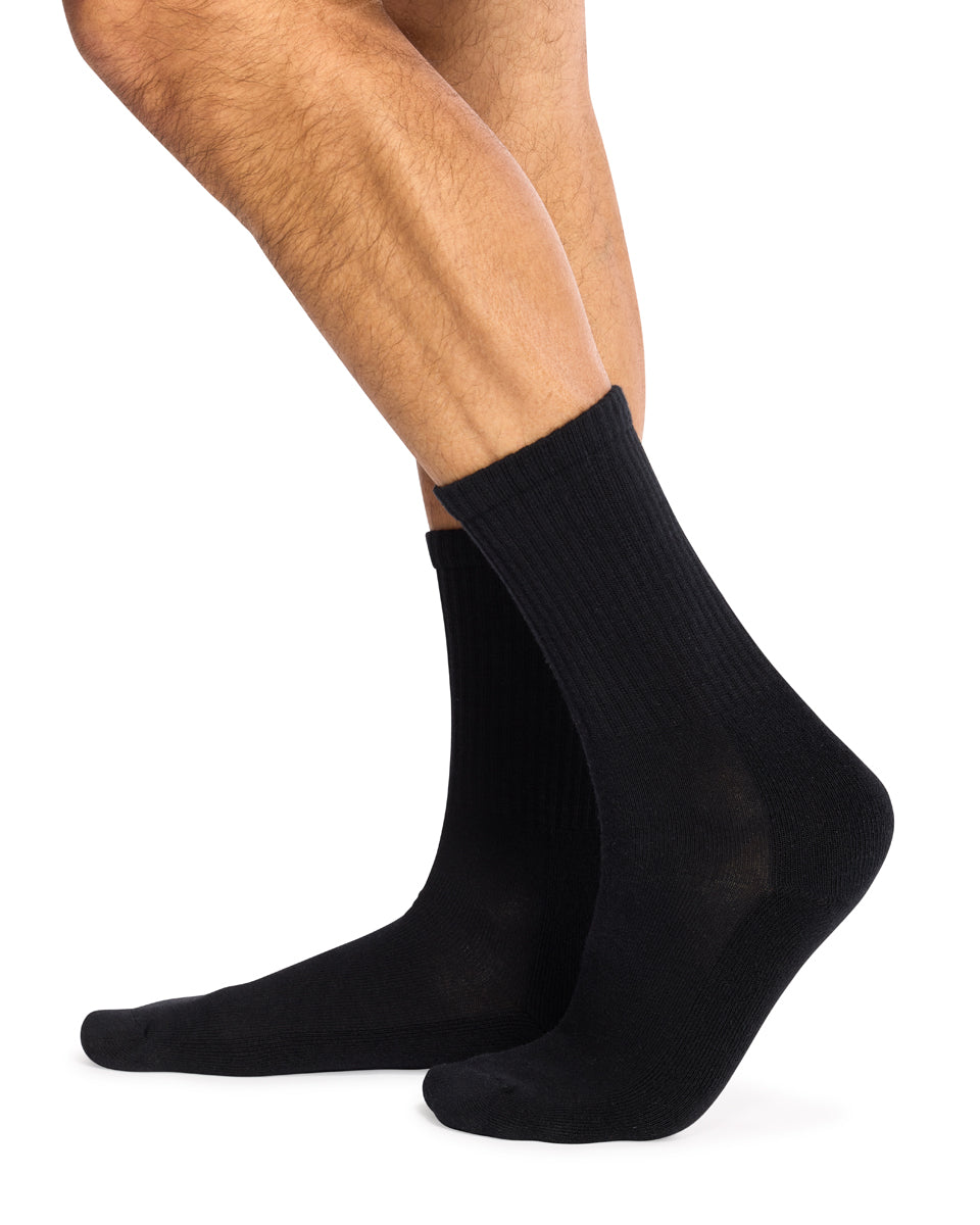Sport Crew - 4 Pack- Black