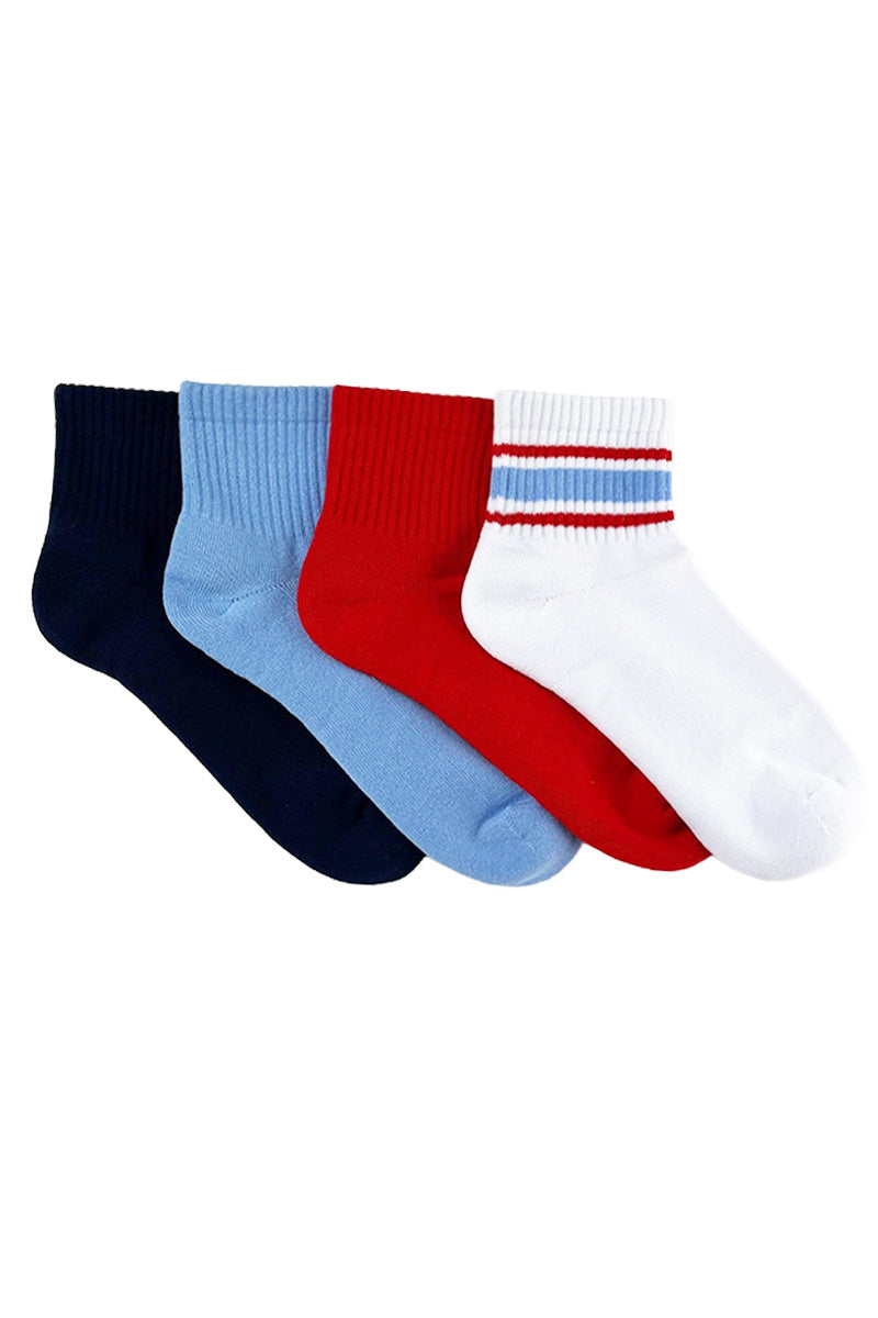 Sport 1/4 Crew- 4 Pack