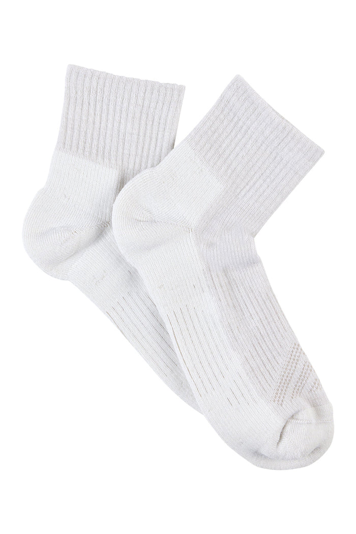 Merino Athletic- Quarter - Winter White