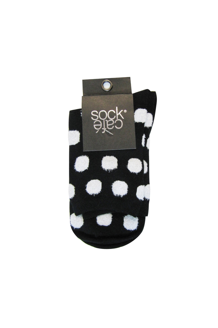 Quarter Socks- 3 Pack- Fluffy Spots
