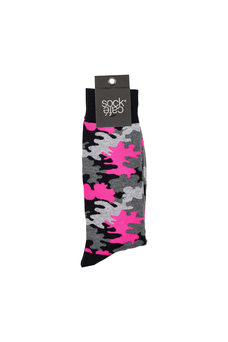 Men's Fine Cotton Fun Crew Socks