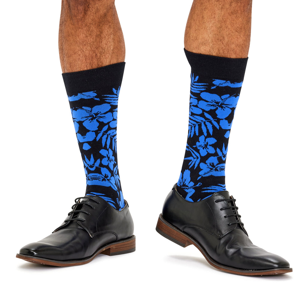 Men's Fine Cotton Fun Crew Socks