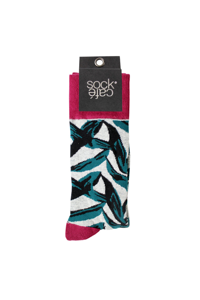 Men's Fine Cotton Fashion Socks - Lafayette Leaf