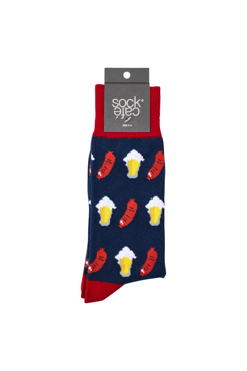 Beer and Snag Socks