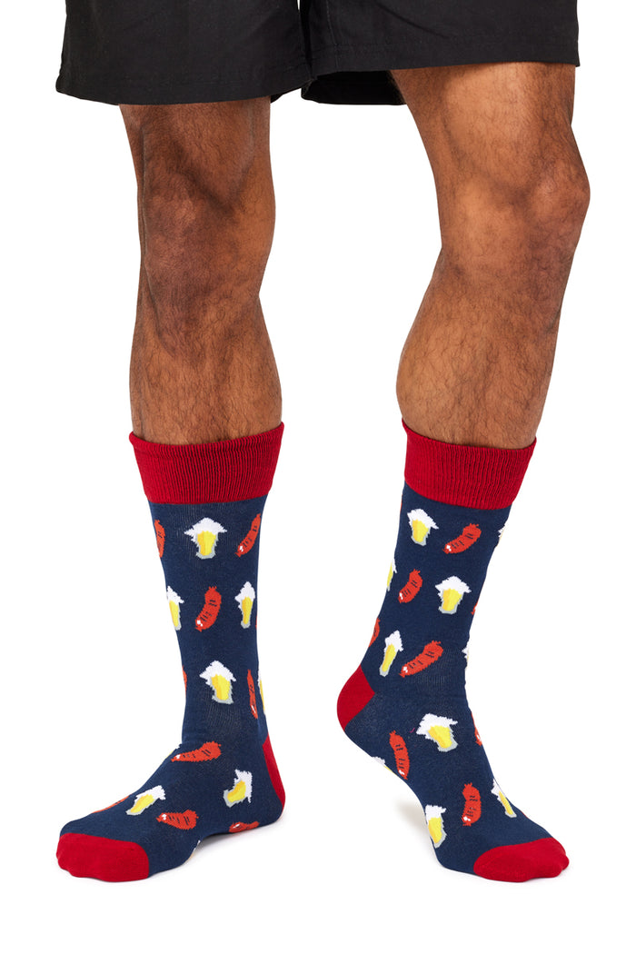 Beer and Snag Socks