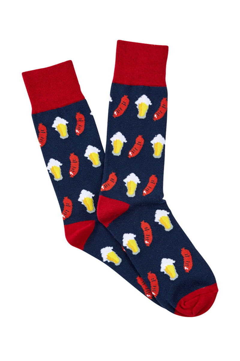 Beer and Snag Socks