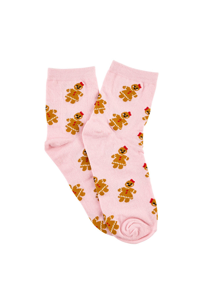 Quarter Socks - Gingerbread Girl