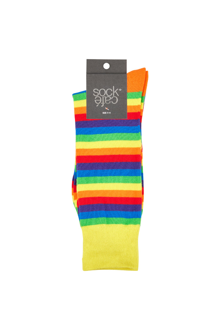 Crew Socks - Rainbow Stripes