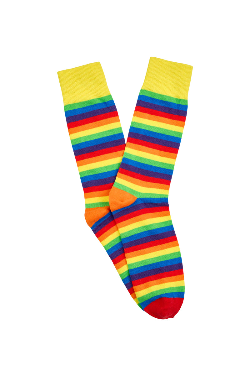 Crew Socks - Rainbow Stripes