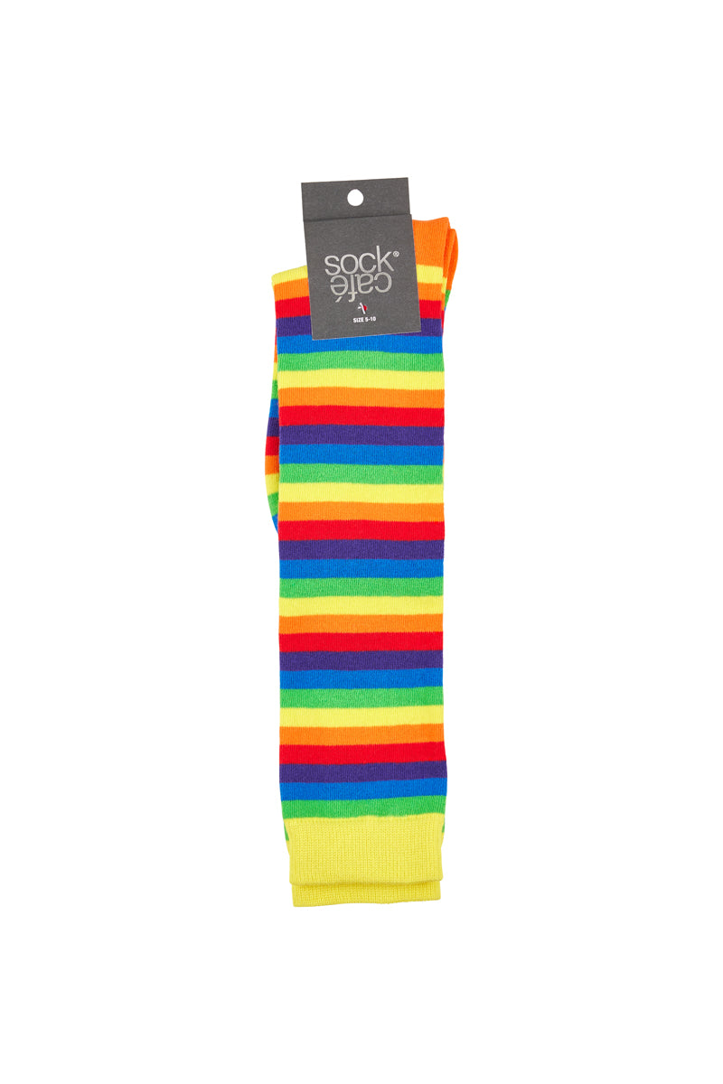Knee High Socks - Rainbow Stripes