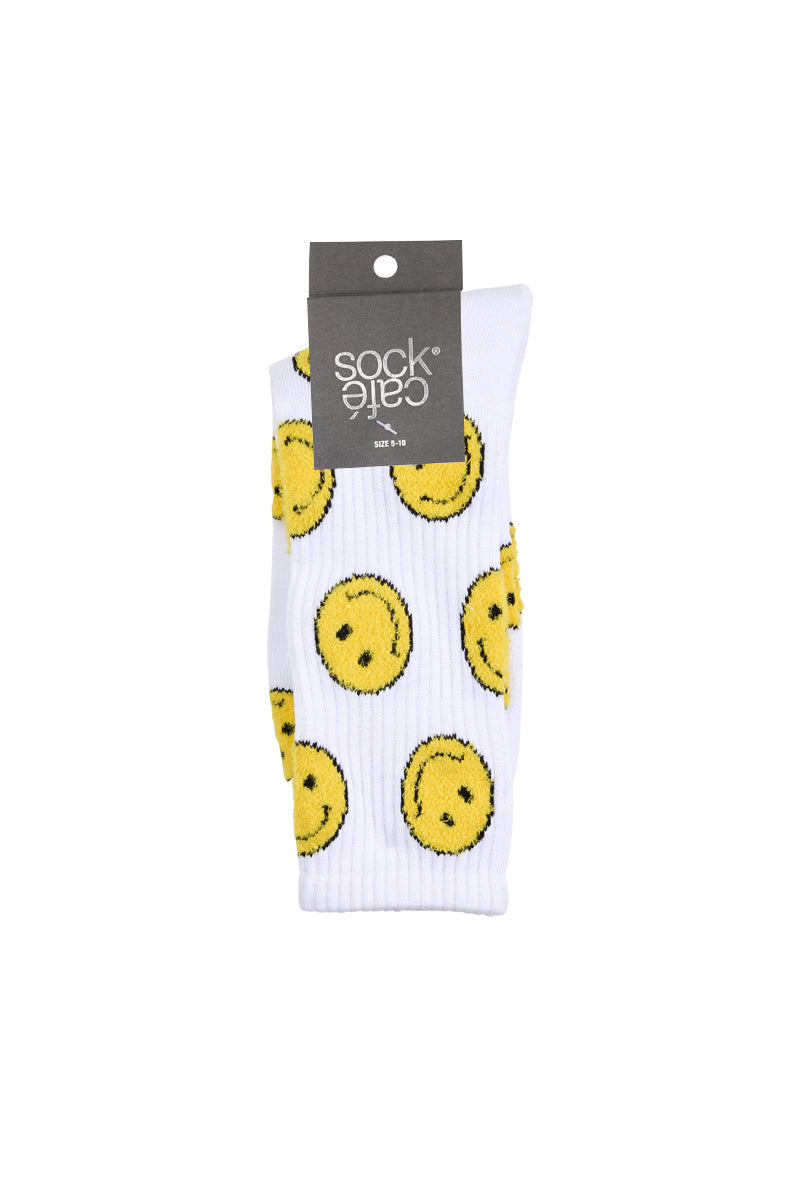 Smiley Crew Sport Socks