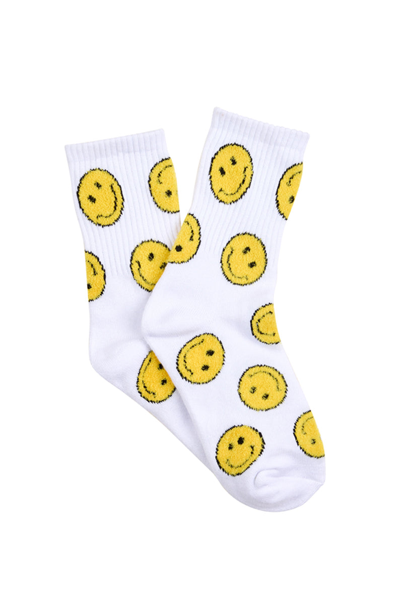 Smiley Quarter Sport Socks