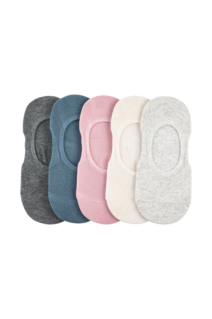 Conceal Socks - 5 Pack- Silver Heather