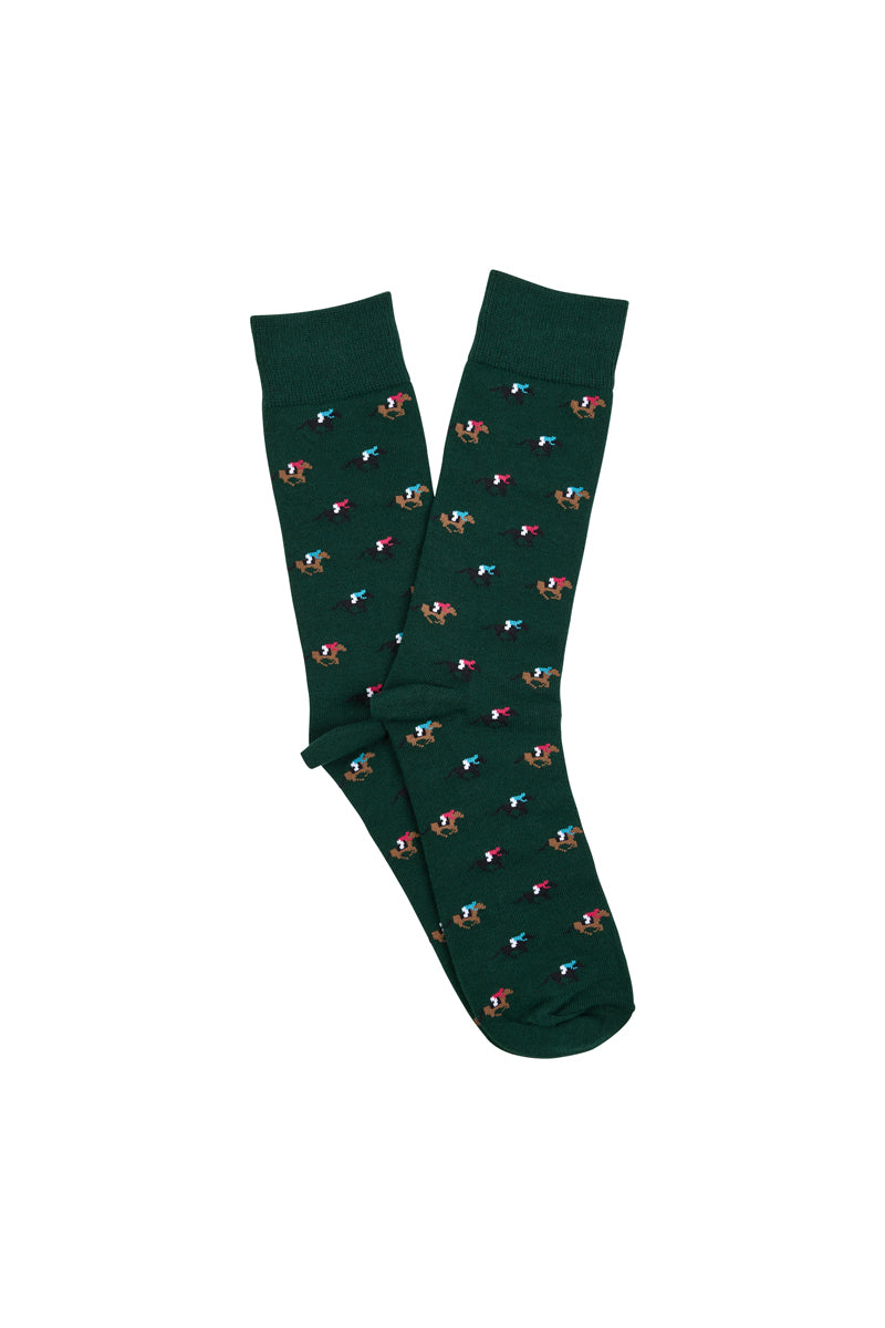 Men's Cotton Crew Novelty Socks 3 Pack - Racing Gift Box